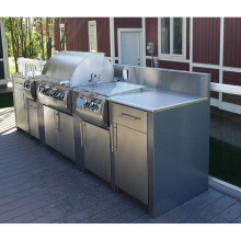 BBQ Gas Grill Outdoor Kitchen/BBQ Grill For Sale In Malaysia/Home Grill stainless steel kitchen cabinet